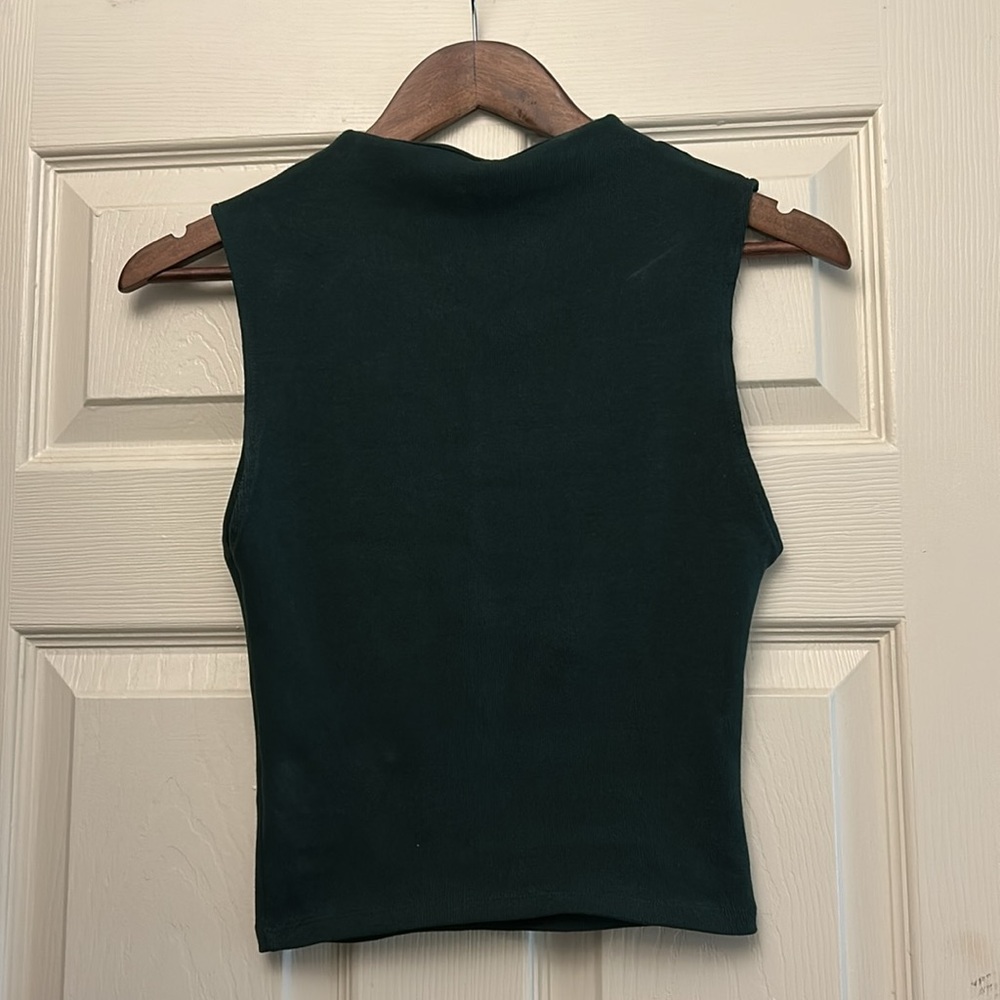 Zara Forest Green Knit Top